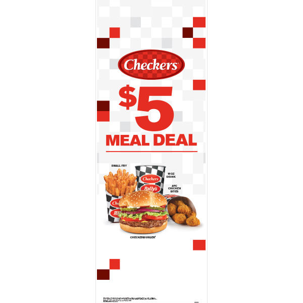 Checkers Vertical Banner 5DollarMeal